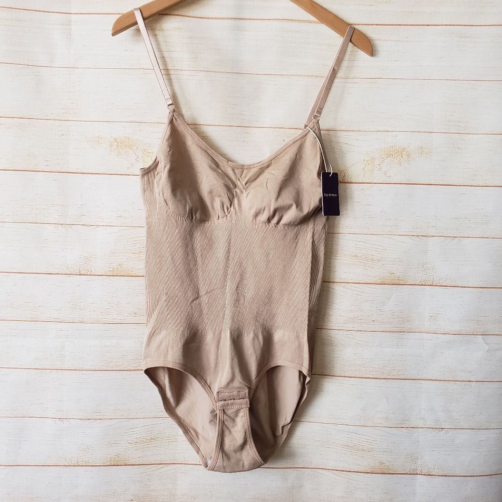 HeyShape Snatched Shapewear Slimming Bodysuit Nude Neutral Women's Size 2XL